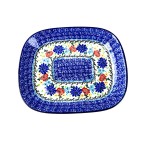 159 Bunzlau Rechthoekige schaal 3264X 159 Schotel rechthoek 22,5x19cm